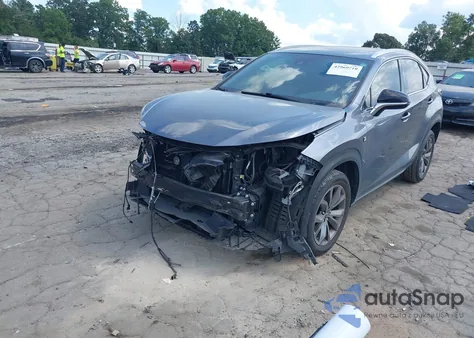 2021 Lexus Nx 300 F Sport из США, поврежденный, VIN JTJSARBZ2M2200178